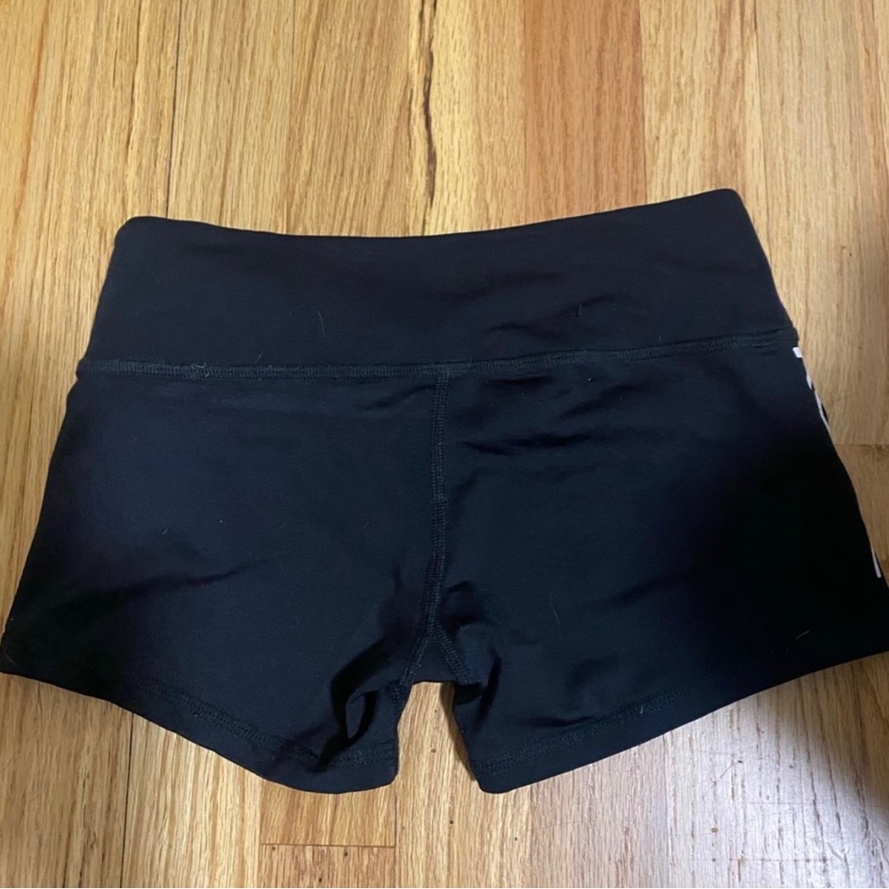 Rogue Wide Band Spandex Shorts - SNAG/SMALL RIP IMPERFECTION, Size small, Black